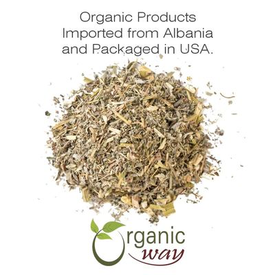 Organic Way Wormwood Herb Cut  Sifted Artemisia absinthium  Herbal Tea  European WildHarvest  Kosher  USDA Certified  Vegan NonGMO  Gluten Free  100 Raw from Albania 14LBS  4Oz