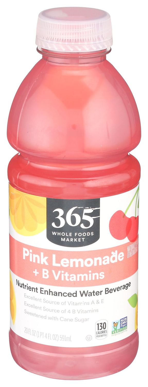 365 By Whole Foods Market, Water Nutrient Pink Lemonade B Vitamins, 20 Fl Oz