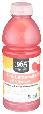 365 By Whole Foods Market, Water Nutrient Pink Lemonade B Vitamins, 20 Fl Oz