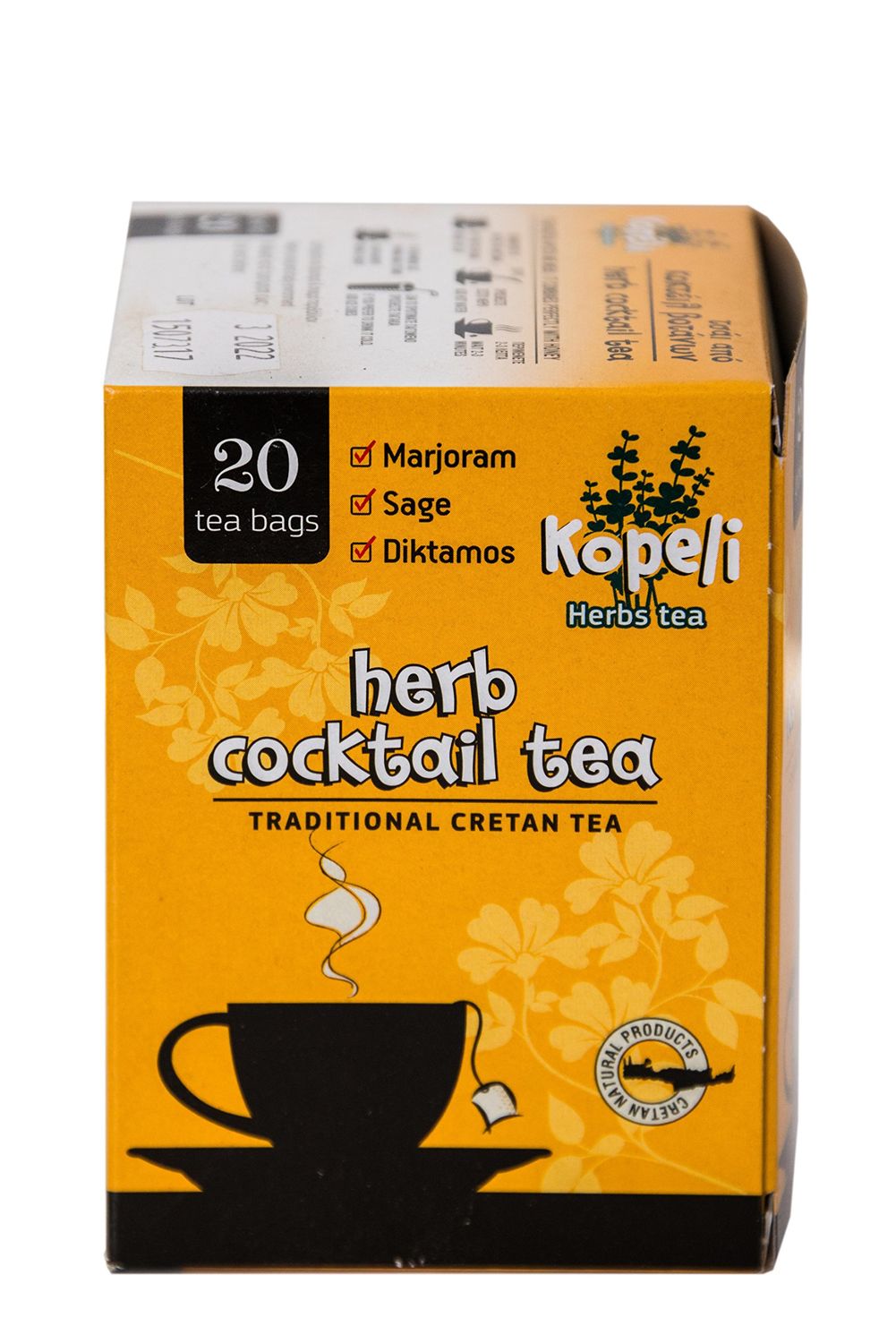 Greek Traditional Cretan Mountain Tea (100% Natural Product) (Herbal cocktail tea)