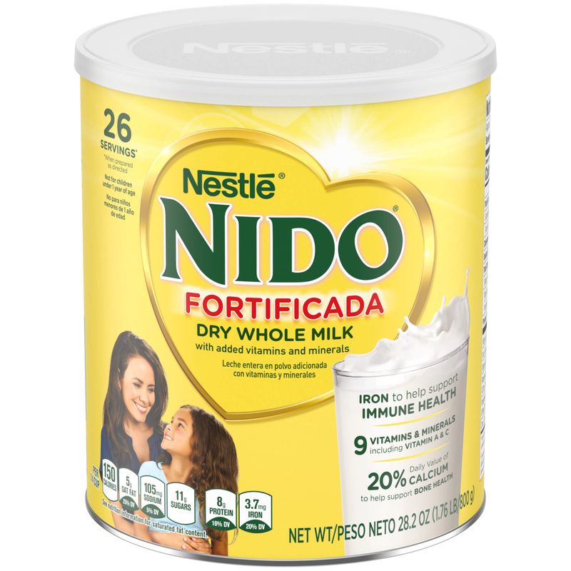 Nido Fortificada Dry Whole Milk 1.76 Pound