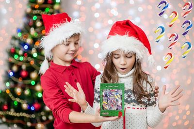 Fruidles Christmas Candy Canes Mini's Suckers, Multicolored Fruity Flavor, Individually Wrapped, 2 Inch, Net WT 4.42oz (125g) (25-Pack)