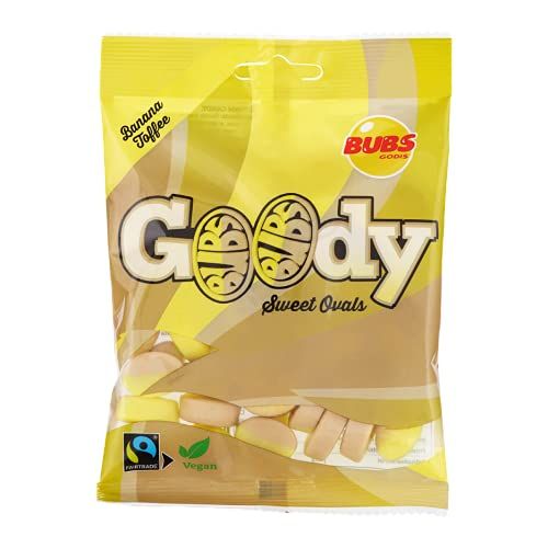 Bubs Goody Sweet Ovals Banana Caramel 2 Pack of 90g