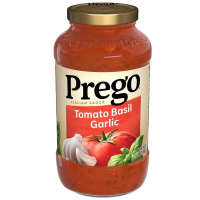 Prego Italian Tomato Sauce with Basil &amp; Garlic, 24 oz Jar