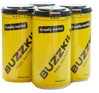 BuzzKill Recovery Drink, Feel Better The Next Day, 8.5 oz (Pack of 4)