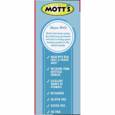 Mott's Fruit Flavored Snacks, Berry, Gluten Free Snack, Family Pack, 40 Ct, 32 oz