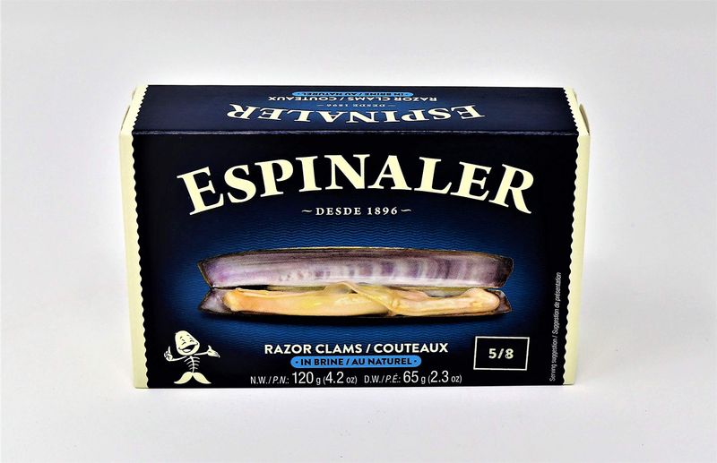 Espinaler Razor Clams 5/8 Pieces Classic Line, 120g