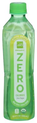 Alo Organic White Grape Aloe Vera Juice, 16.9 FZ