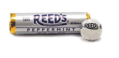 Reeds Peppermint Candy Rolls | Traditional Peppermint Hard Candy | Reeds Candy Peppermint Minty Fresh And Surprisingly Sweet Brought To You By Iconic Candy | 24 Count
