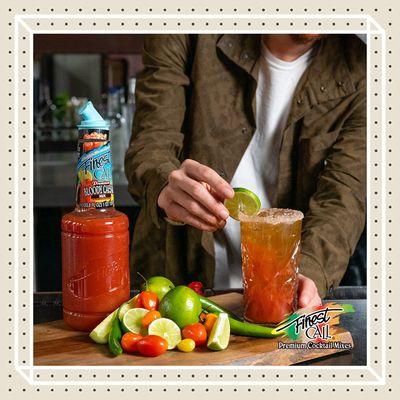 Finest Call Premium Bloody Caesar Drink Mix, 1 Liter Bottle (33.8 Fl Oz), Pack of 3