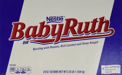 Baby Ruth Candy Bars 24ct 2.1 oz bars