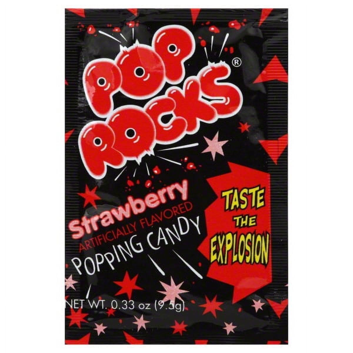 Pop Rocks Strawberry 0.33 oz Each (Pack of 24)