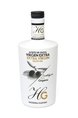 HACIENDA GUZMAN Organic Coupage Extra Virgin Olive Oil, 16.9 FZ