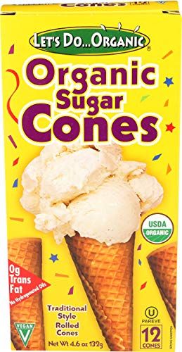 Let&#39;s Do Organics Organic Sugar Cones, 4.6 oz