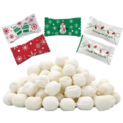 Fruidles Merry &amp; Bright Holiday Buttermints, Mint Candies, After Dinner Mints, Fat-Free, Individually Wrapped (55 Pieces)