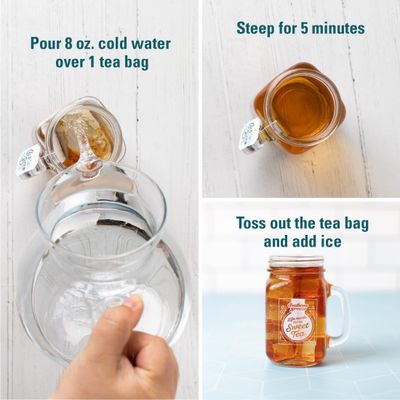 Southern Breeze Cold Brew Sweet Tea Variety Pack Iced Tea with Black Tea and Zero Carbs Zero Sugar, 20 Individually Wrapped Tea Bags, Pack of 2 Seasonal Flavors Sweet Cherry & Blood Orange