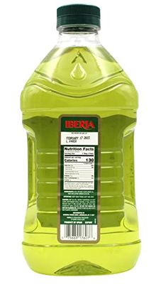 Iberia Premium Blend, Sunflower Oil &amp; Extra Virgin Olive Oil, High Heat Frying, 68 Fl Oz
