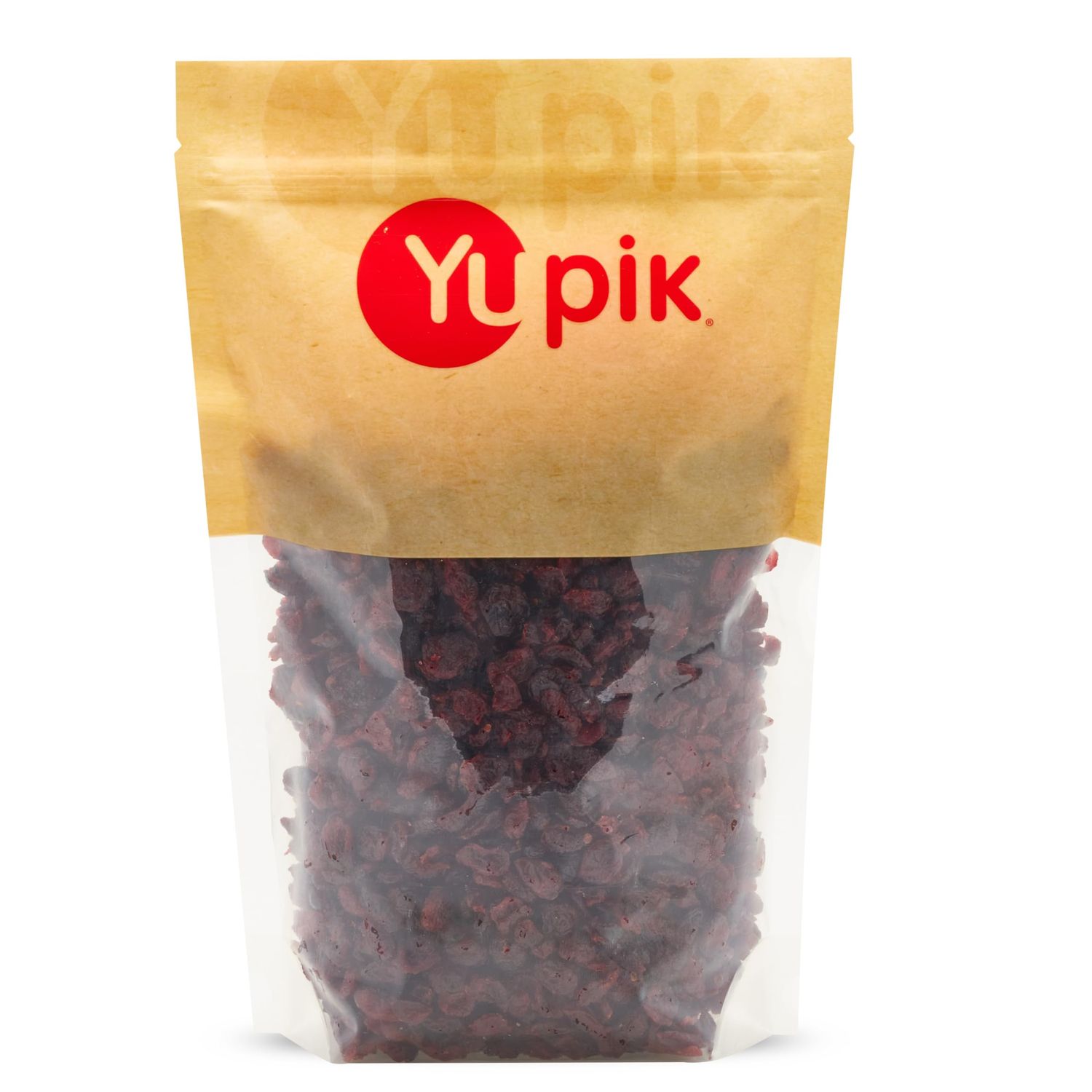 Yupik Dried Cranberries, 2.2 lb, Dried Whole Fruits, Fruity &amp; Tart, Plump &amp; Chewy, Source of Fiber, Healthy Snacks, Ideal for Baking &amp; Topping