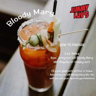 Jimmy Luv's Bloody Mary Mix - Original Blend 1.75 Liters