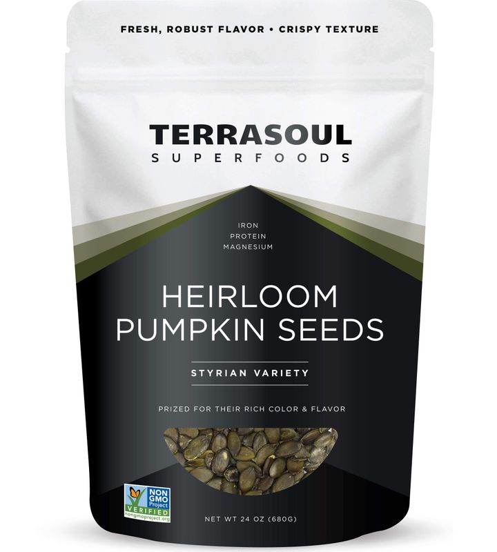 Terrasoul Superfoods Organic Heirloom Pumpkin Seeds, 1.5 Lbs - Sourced from Europe, Keto, Raw, Unsalted
