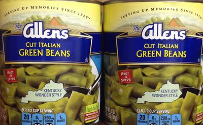 2 Pack of Allens Kentucky Wonder Cut Italian Green Beans: America&#39;s Leading Flat Beans