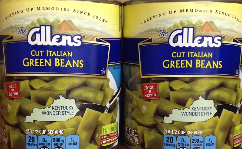 2 Pack of Allens Kentucky Wonder Cut Italian Green Beans: America&#39;s Leading Flat Beans