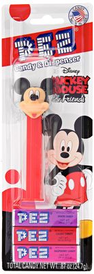 PEZ candy Mickey Mouse &amp; FRIENDS ASSORTED Dispenser Net Wt .87oz