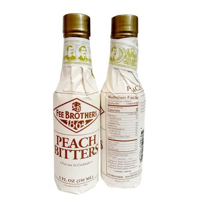 Fee Brothers Peach Cocktail Bitters - 5 oz - 2 Pack