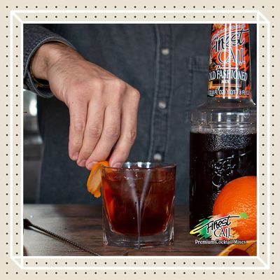 Finest Call Premium Old Fashioned Drink Mix, 1 Liter Bottle (33.8 Fl Oz), Pack of 3