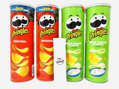 Potato Chips Snacks Original | Sour Cream &amp; Onion Flavored Snacks 2 EACH FLAVOR