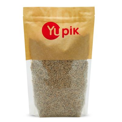 Yupik Roasted Sunflower Seeds, Unsalted, No Shell, 2.2 lb, Gluten-Free, Vegan, Kosher, Shelled Seeds, Salt-Free, Source of Fiber &amp; Iron, Plant-Based Protein, Savory Snack, Ideal for Baking &amp; Topping
