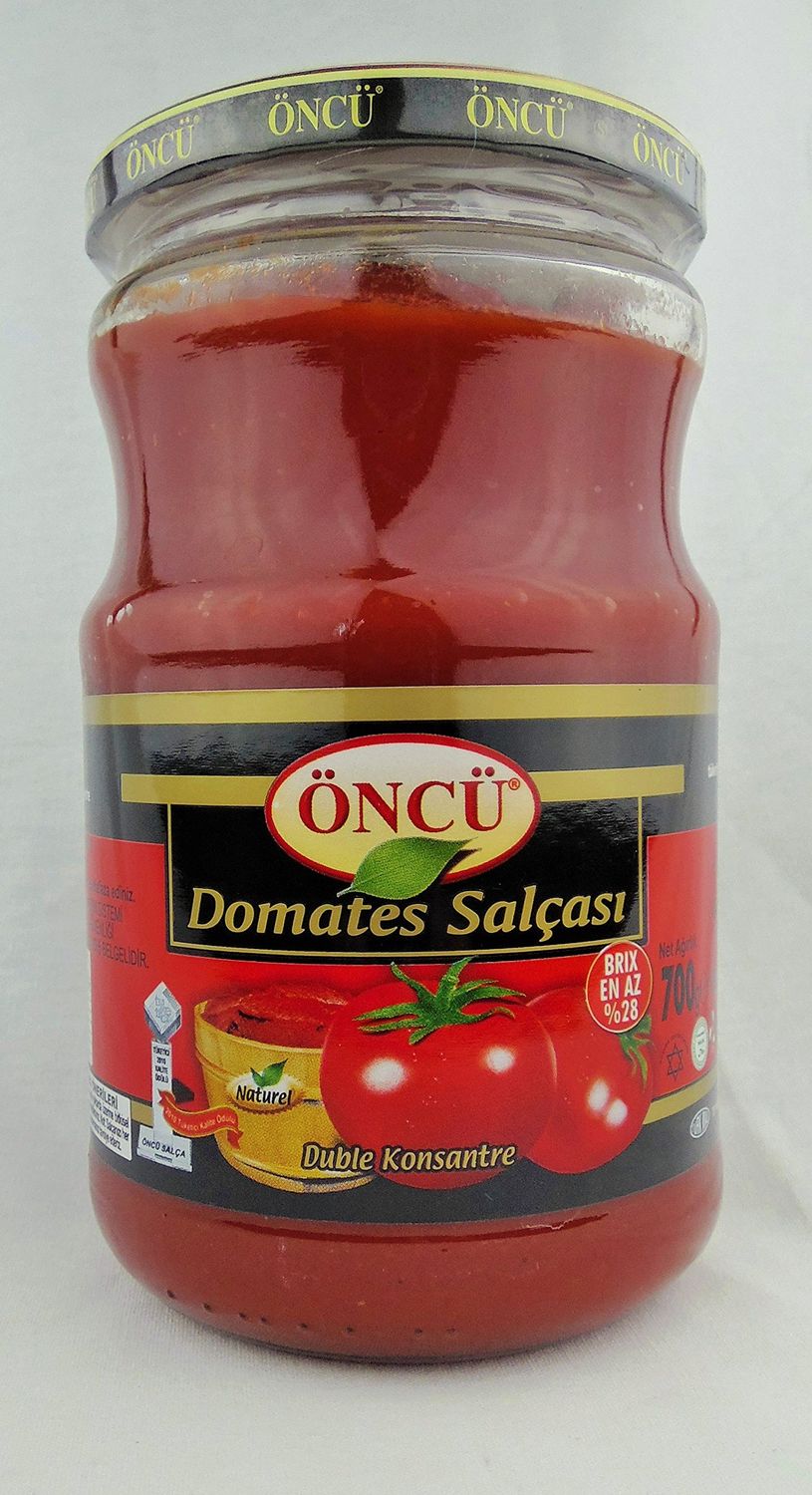 Oncu Traditional and Natural Pastes (Turkish) (Tomato Paste, 700 Gr / 24.64 Oz)