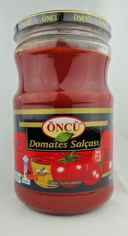 Oncu Traditional and Natural Pastes (Turkish) (Tomato Paste, 700 Gr / 24.64 Oz)