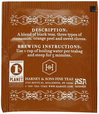 Harney &amp; Sons Hot Cinnamon Spice Tea, 50 Tea Bags