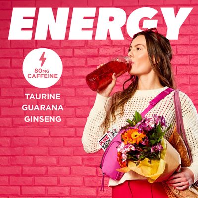 PURE KICK Energy Singles To Go Drink Mix, Black Cherry Pomegranate, Includes 12 Boxes with 6 Packets in each Box, 72 Total Packets