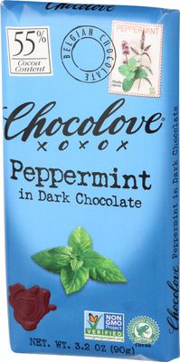Chocolove Peppermint in Dark Chocolate, 3.2 oz
