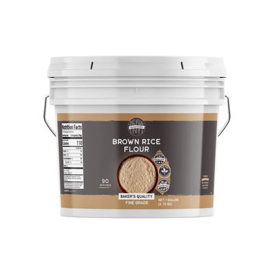 Birch &amp; Meadow 1 Gallon of Brown Rice Flour, Gluten-free, Non-GMO, Pancakes &amp; Breads