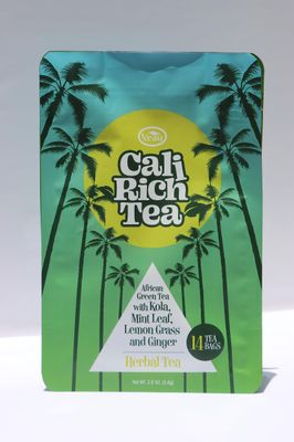 Cali Rich Tea - SuperFood Herbal Green Tea 1 - Package (14 bags) - Healthy Wellness