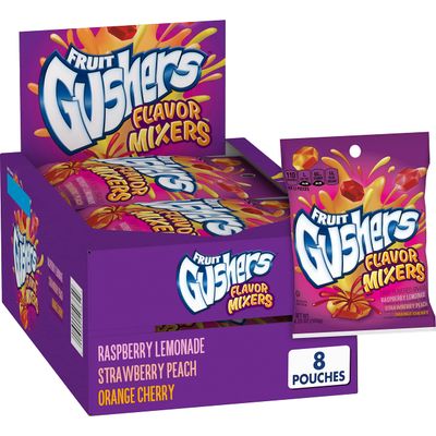 Gushers Flavor Mixers Fruit Flavored Snacks 8 Count