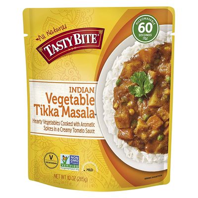 Tasty Bite Indian Vegetable Tikka Masala, Microwaveable Ready to Eat Entree, 10 Ounce (Pack of 6)