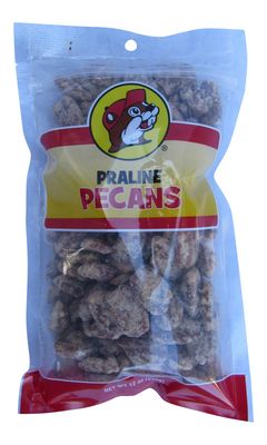Buc-ee&#39;s Glazed Pecan Praline Halves in a Resealable Bag, 12 Ounces