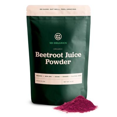 Sun Bay Organics Dried Beetroot Juice Powder - Non-GMO Vegan Kosher Made in USA - 8 oz.