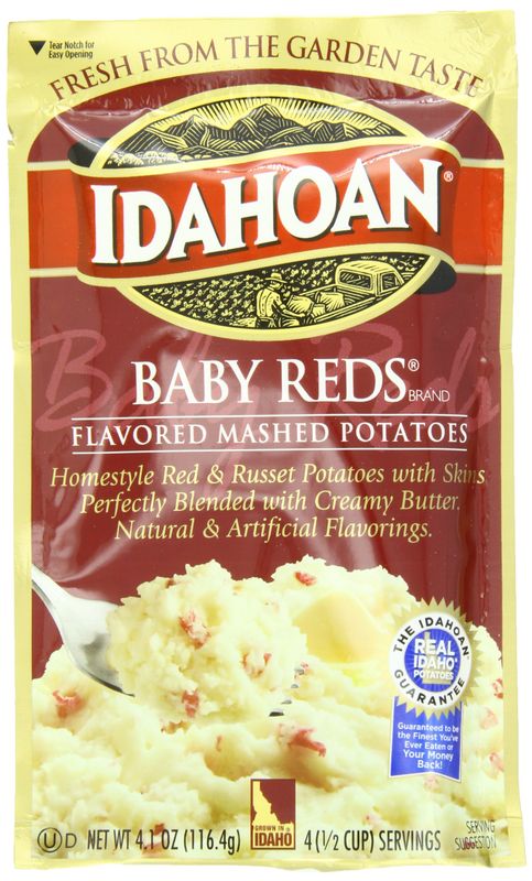 Idahoan Mashed Potatoes, Baby Reds, 4.1 Ounce (Pack of 10)