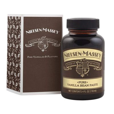 Nielsen-Massey Pure Vanilla Bean Paste for Baking and Cooking, 4 Ounce Jar