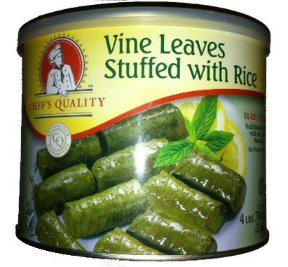 Gourmet Vine Leaves Stuffed with Rice, 4 lbs 70 oz