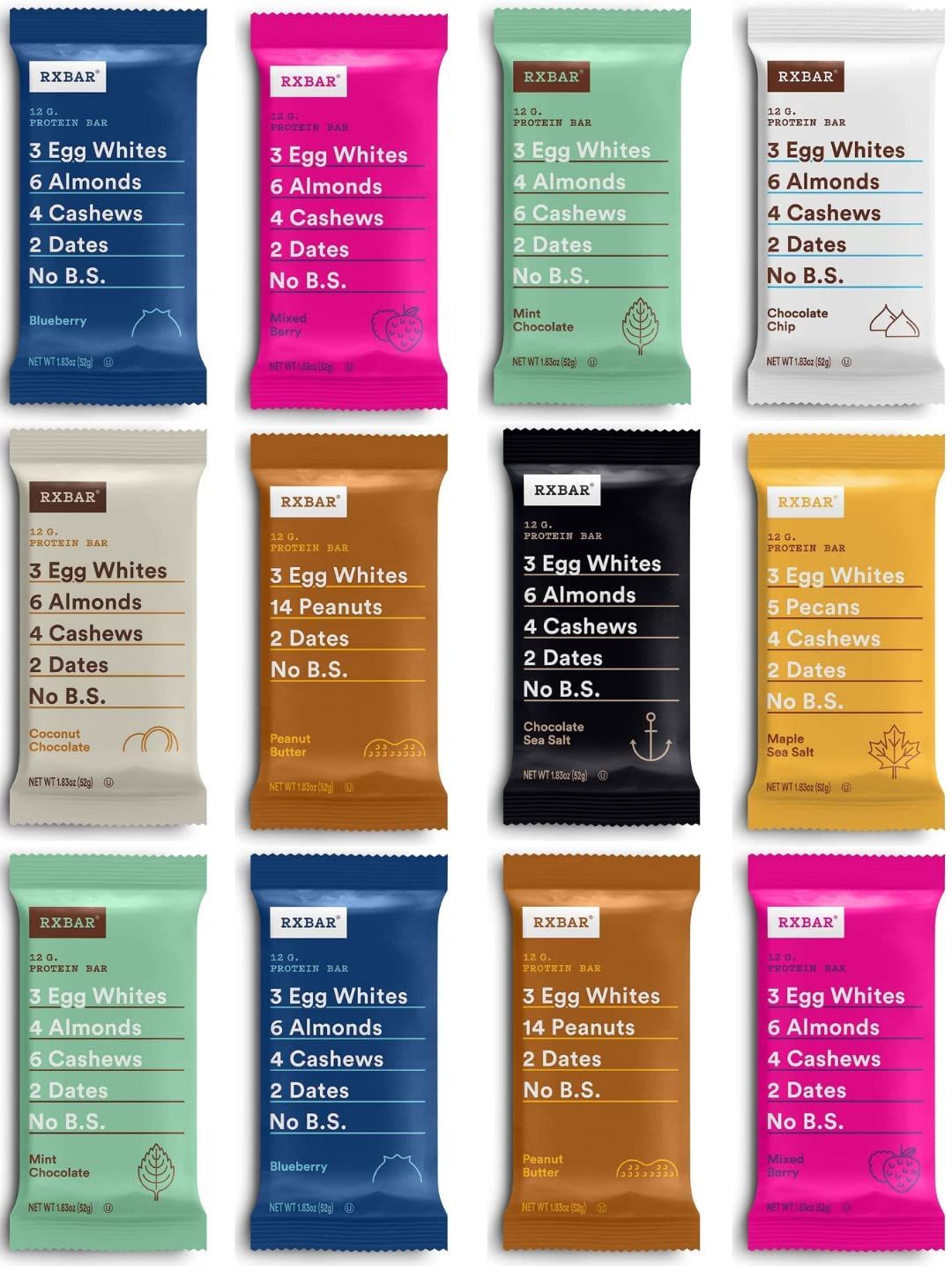 Gluten Free High Protein Bar Snack 1.83 Ounce (1 Count (12 Pack))