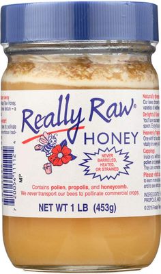Really Raw Honey 1 Pound Jar (2 Pack)