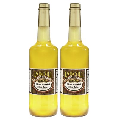 Boscoli Dirty Martini Olive Juice 25 ounce (Pack of 2)
