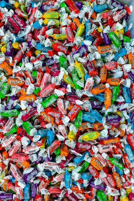 Fruities 10 Flavors - 2 LB Bulk Candy - Assorted Flavor - Fruit Chews - Gluten Free - Ultimate Variety - Taffies - Individually Wrapped Candy - Queen Jax