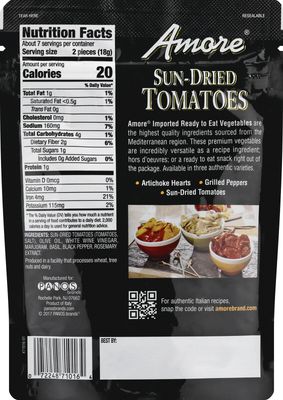 Sun-Dried Tomatoes - Ready to Eat Snack Vegetables - 4.4 oz (Pack of 1)
